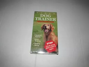 Video Dog Trainer Behavior And Obedience VHS House Breaking Problem Solving - Foto 1 di 2