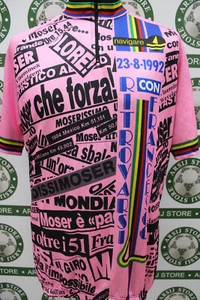 maglia ciclismo CIEGI ROSA TG XXL B194 bike shirt maillot trikot jersey - Foto 1 di 2