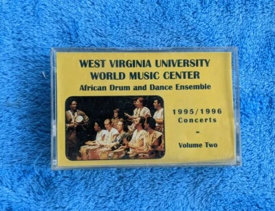 WEST VIRGINIA UNIVERSITY WORLD MUSIC CENTER Cassette Tape African Drum 1995/96 - Image 1 of 4
