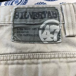 Vintage Silvertab Cargo Shorts Adult 33 Tan Casual Pockets Womens Levis - Picture 1 of 10