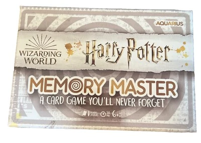 Wizarding World of Harry Potter MEMORY MASTER A Card Game You Never Forget, NEW - Image 1 of 4