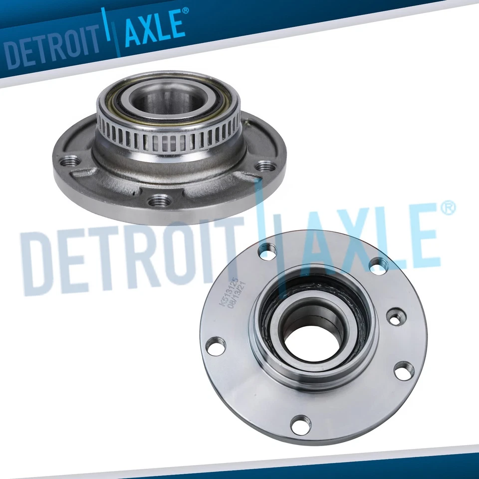 Front Wheel Bearing Hubs Assembly Set for BMW 318i 320i 325i 328i 740i Z3 Z4 M3 - Image 1 of 4