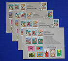 United Nations (Sc32) 1987 Immunize Every Child Souvenir Card Set