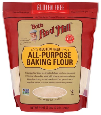 Harina para hornear sin gluten Bob'S Red Mill para todo uso 44 OZ (paquete de 1) Foto 1 de 4