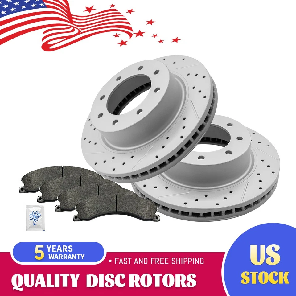 Rotores de freno delanteros 360 mm pastillas de cerámica para Nissan NV1500 NV2500 NV3500 2012-2021 Foto 1 de 4