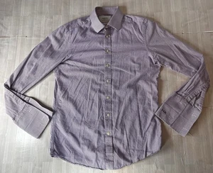 Abito Charles Tyrwhitt camicia abbottonata vestibilità slim 16/36 pollici 41/91 cm. Ricamato - Foto 1 di 7