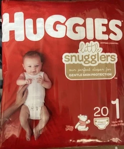 Huggies little Snugglers size 1...20 ct UPTO 14LBS - Picture 1 of 1