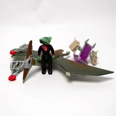 Dino-Riders - PTERANODON with Rasp Action Figure - 1987 - Good with Damage - image 1 of 4