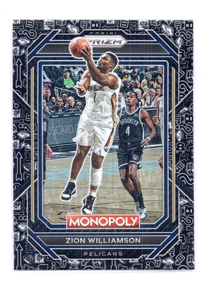 Zion Williamson 2022-23 Panini Prizm Monopoly #55 Black Classic Icons - Image 1 of 2