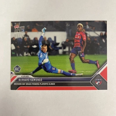 2023 Topps Now MLS Bernard Kamungo #221 RC Rookie Red 05/10 FC DALLAS - Image 1 of 3