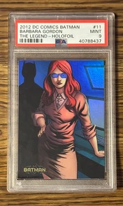 2012 DC COMICS CRYPTOZOIC BATMAN THE LEGEND BARBARA GORDON HOLOFOIL PSA 9 POP 1! - Picture 1 of 2