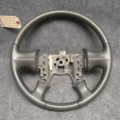 Volante Buick Rendezvous 2005-2007 cuero gris oscuro y goma OEM 40515 Foto 1 de 4