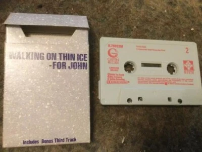 play tested: Yoko Ono ‎– Walking On Thin Ice cassette single (uk) - Image 1 of 3