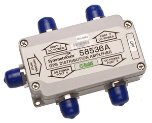 Symmetricom 58536A GPS 1x4 4-Wege Aktiv Antenne Signal Splitter Teiler N Buchse - Bild 1 von 3