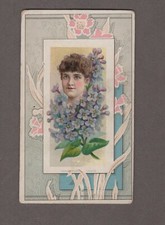 1888 N106 W.Duke Sons & Co. Fairest Flowers in the World Fannie Rice Lilacs