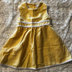 Vintage Rare Edition 3T Girl Dress Yellow Plaid, Easter/Holiday