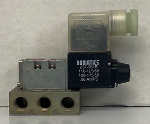 ASCO NUMATICS 031SA4412 120V SOLENOID AIR CONTROL VALVE - Imagen 1 de 7
