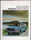 Volvo 245 Estate 1975-76 Uk Market Sales Brochure 240-Series Dl Dle