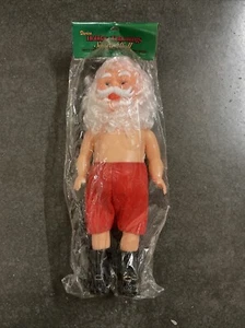 Muñeca de Papá Noel Darice Holiday Trimmings 1991 vintage 13 1/2" Navidad nueva con etiquetas - Imagen 1 de 8
