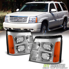 2003-2006 Cadillac Escalade Headlights Headlamps Replacement For 03-06 HID Model