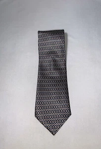 Corbata para hombre Hill Archer L 57 in W 4 in. Corbata de seda azul naranja - Imagen 1 de 3