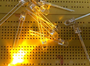 5mm Yellow High Brightness LED Osram LY 543B BW-4 586nm 2760mcd 26° Multi Qty - Picture 1 of 1