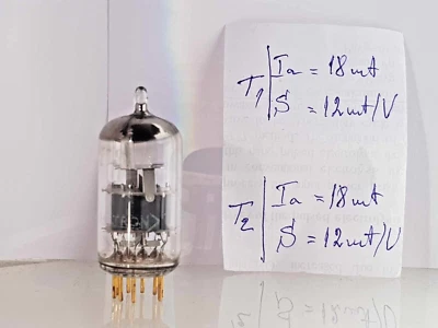 1 X E88CC Haltron ЗОЛОТОЙ ШТИФТ ПРОВЕРЕННЫЙ Трубка 6922 / ECC88 Двойной Триод СИЛЬНЫЙ НОВЫЙ - Изображение 1 из 4