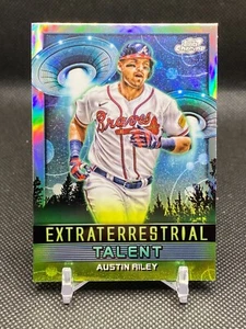 2024 Topps Chrome Cosmic Austin Riley Extraterrestrial Talent #ET-20 - Picture 1 of 2