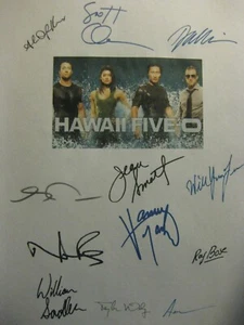 Guión firmado Hawaii Five-0 5 X12 Alex O'Loughlin Scott Can Daniel Dae Kim impreso - Imagen 1 de 1