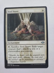 MTG Magic The Gathering Card Soul Snare Enchantment White Modern Horizons Two - Picture 1 of 2