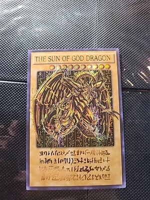 The Winged Dragon Of Ra Egyptian God Cards Card Holo Anime Yugioh Alt Art Rare - Image 1 of 2