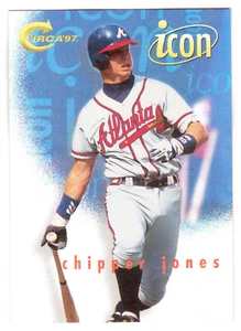 1997 SKYBOX CIRCA #5 CHIPPER JONES ICON - Picture 1 of 1