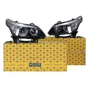 2x HELLA BI-XENON Hauptscheinwerfer + Stellmotor für BMW 5er E60 E61 bis 02.2005 - Bild 1 von 3