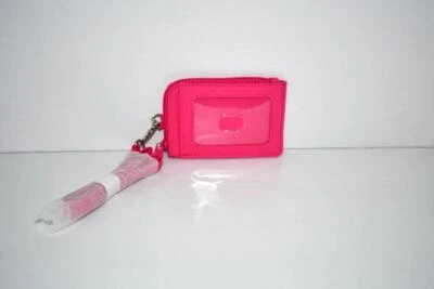 Cartera con cordón Thirty One ID en rosa hibisco nueva con etiquetas Foto 1 de 4