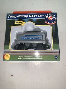 Lionel Cling-Clang COAL Car works w/ wooden Thomas train Learning Curve