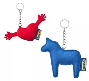 IKEA Llavero Corazón Rojo Manos / Caballo Azul EFTERTRÄDA 9*9 cm Corea - Imagen 1 de 10