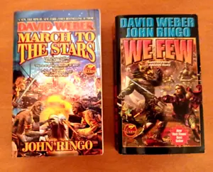 2 MacClintock novels-Weber/Ringo-We Few & March to the Stars-Vintage SciFi - Picture 1 of 1