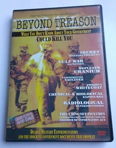 BEYOND TREASON DVD & CD-ROM WHAT YOU DON'T KNOW ABOUT YOUR GOVERNMENT CONSPIRACY - Picture 1 of 3