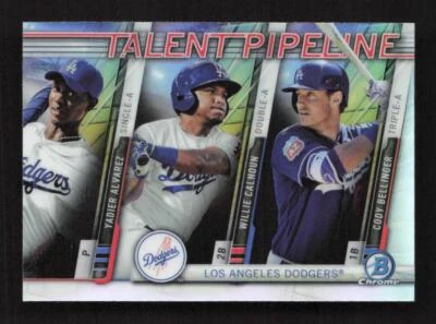 Alvarez /  Calhoun / Cody Bellinger 2017 Bowman: Talent Pipeline #TP-LAD - Image 1 of 2