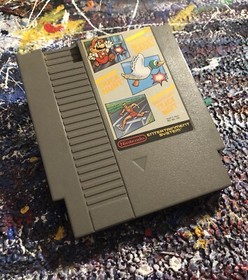 Super Mario Bros. /Duck Hunt /World Class Track Meet (Nintendo, NES)  works