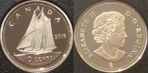 2019 Dime 10-Cent Bluenose Proof Coin Canada Classic from D-Day Set - Bild 1 von 1