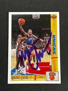 Maurice Cheeks 1991 UD "In Person" Auto - Picture 1 of 12