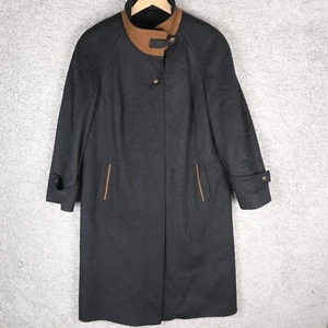HENSEL MORTENSEN ALPACCA LODEN WOMEN'S COAT WOOL size 42 / 12 GRAY TRACHTEN - Picture 1 of 14