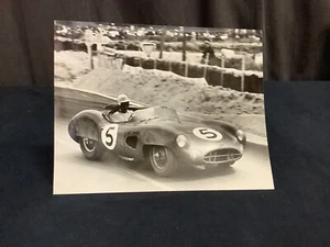 Seltenes Original Pressefoto 1959 Aston Martin DBR1/300 Race Car - Bild 1 von 2