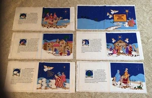 VIP Cranston Baumwolltuch Weihnachten Buchtafel FOLLOW THE STAR Neu - Bild 1 von 7