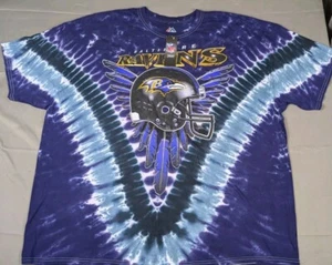 Baltimore Ravens Shirt Mens 4XL Tie Dye Purple NWT Majestic - Picture 1 of 10