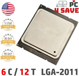 3rd Gen Intel Core i7-3930K CPU 3.20GHz ( Turbo 3.80GHz ) LGA-2011 SR0KY SR0H9 - Picture 1 of 2