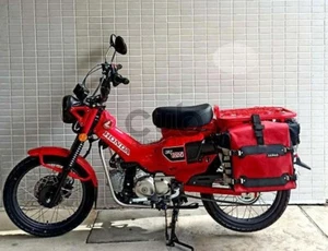 SIDE RACK ฺBAG HONDA CT 125 HUNTER 2020 - 2023 SUPPORT BAG LUGGAGE TRAVEL TRAIL - Bild 1 von 7