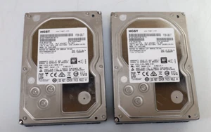 Lot 2x HGST HUS726020AL5210 3.5" 2TB SAS 12Gbps 7200RPM Hard Drive 0F22799 - Picture 1 of 3