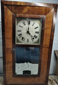 Antique Smith & Bros. Ogee Clock Weights Driven  Time/Strike PARTS/REPAIR - Picture 1 of 10